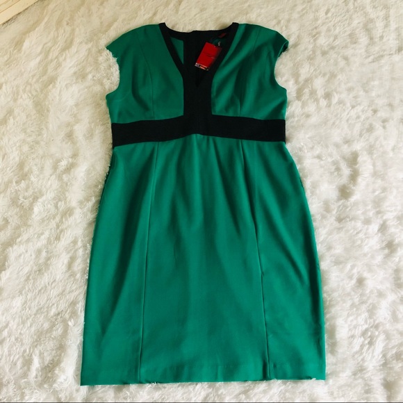 Narcisco Rodriguez for Design Nation Green Colorblock Dress Sz XL NWT - Picture 14 of 16